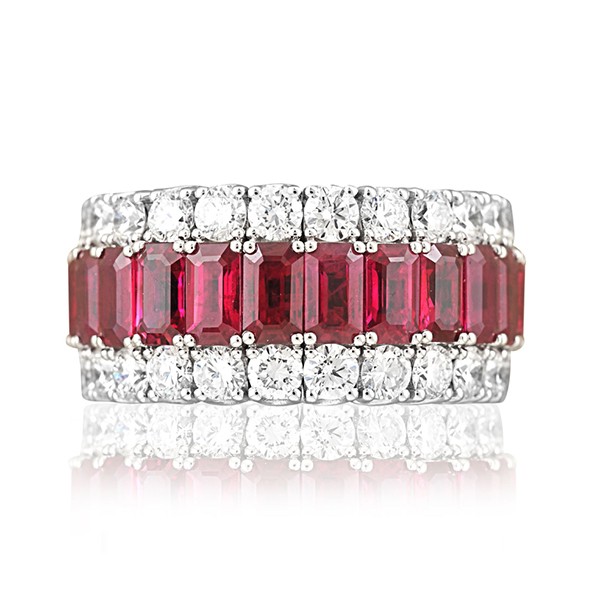 Picchiotti Xpandable™ Ruby & Diamond Ring